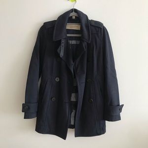 Burberry Navy Peacoat size 2